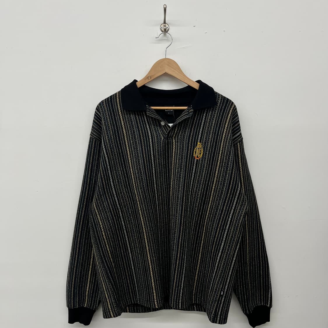 LMC 스트라이프 긴팔 티셔츠 남L 상품이미지1