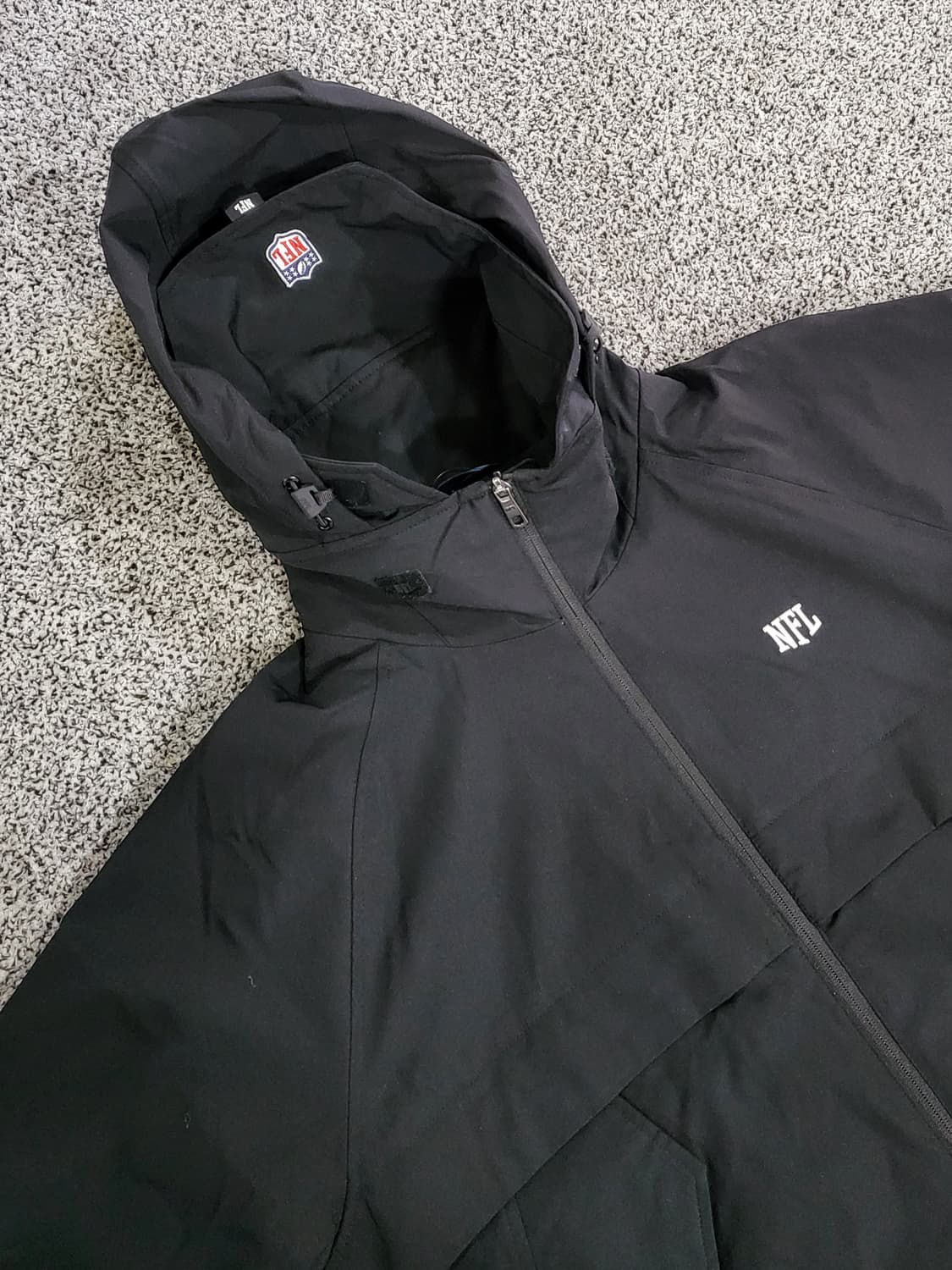 NFL 블랙 후드 자켓 상품이미지3