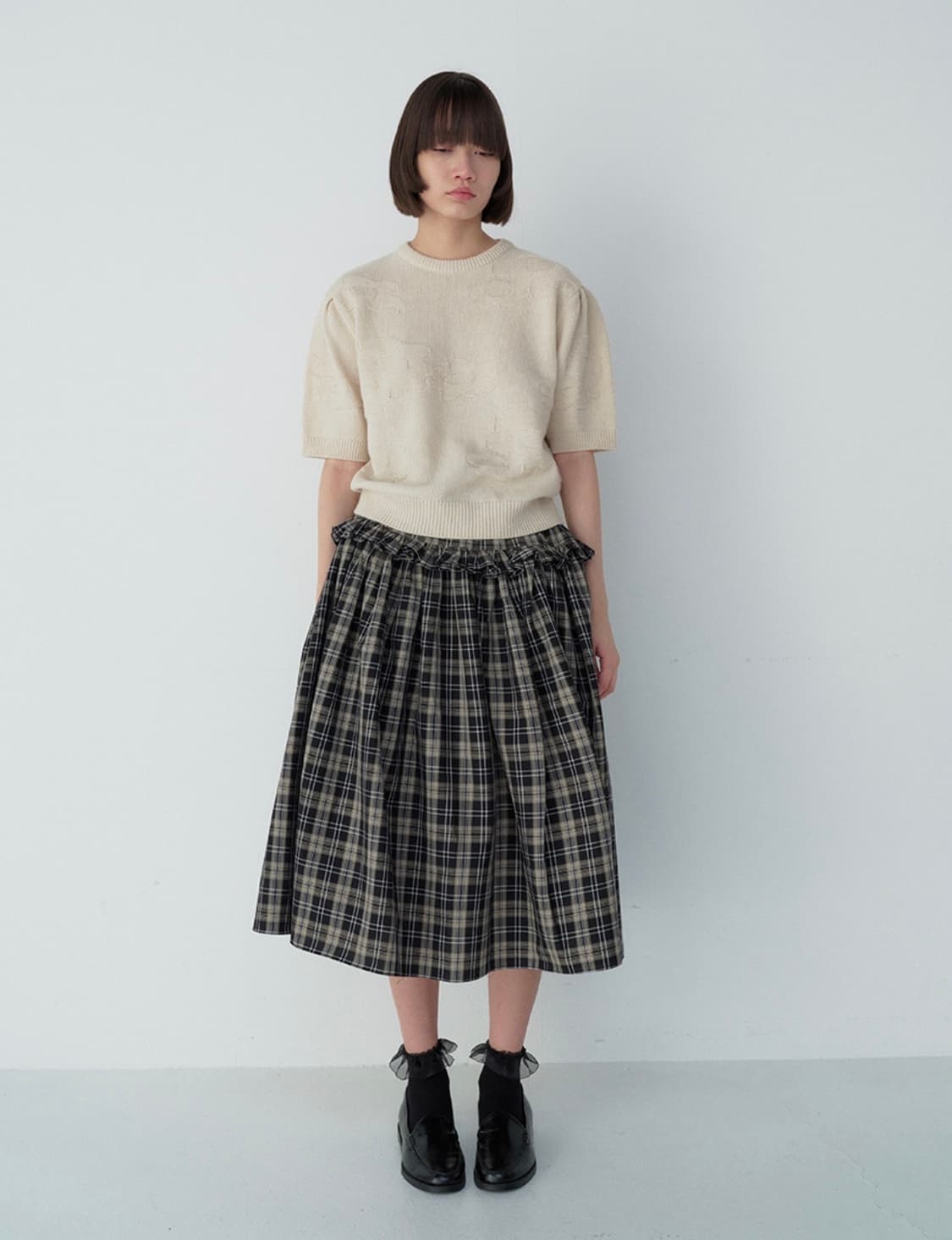 FLOWER HALF SLEEVE KNIT(미착용 새제품) 상품이미지3