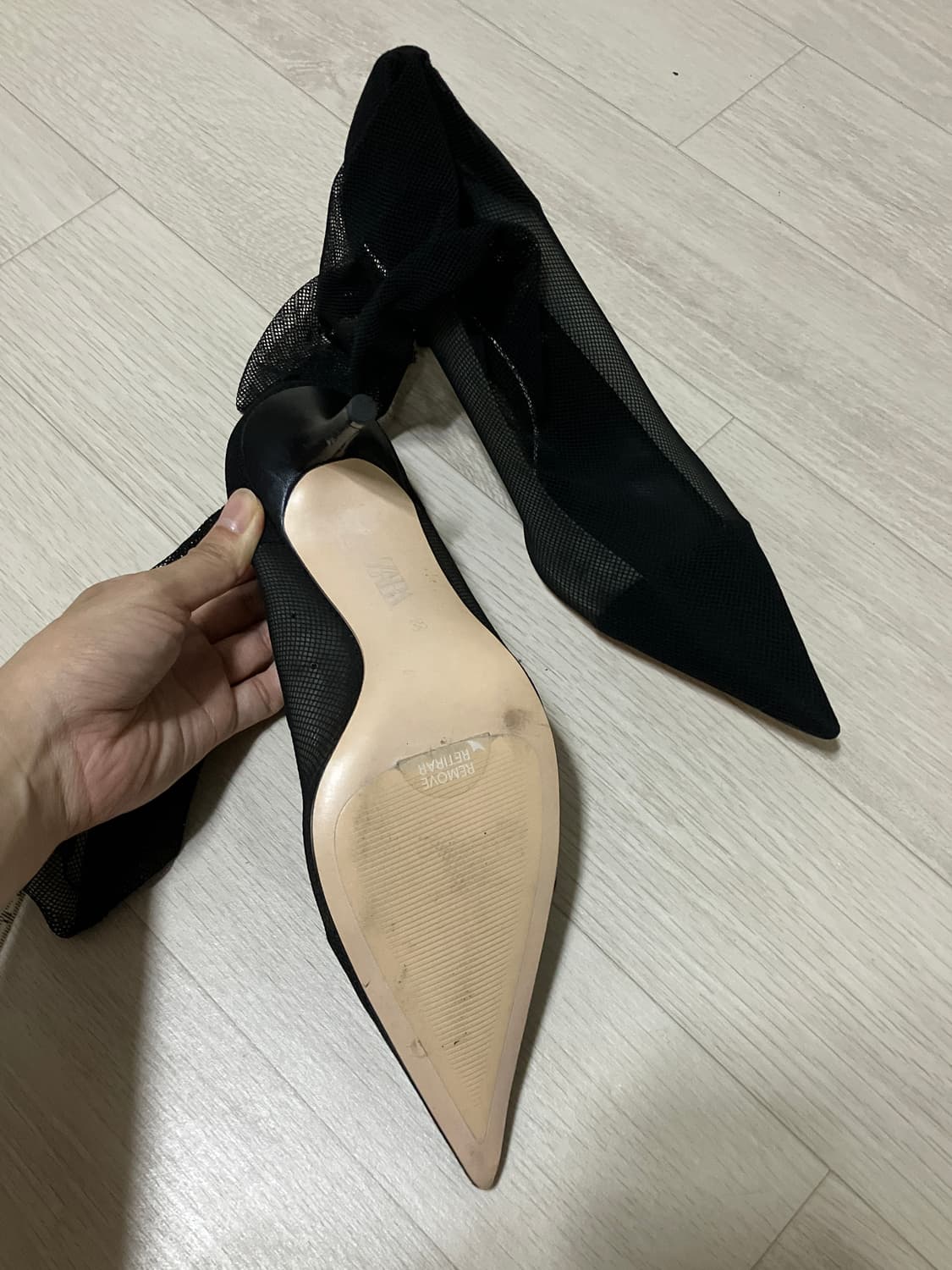 자라 메쉬 힐 38(245) 상품이미지3