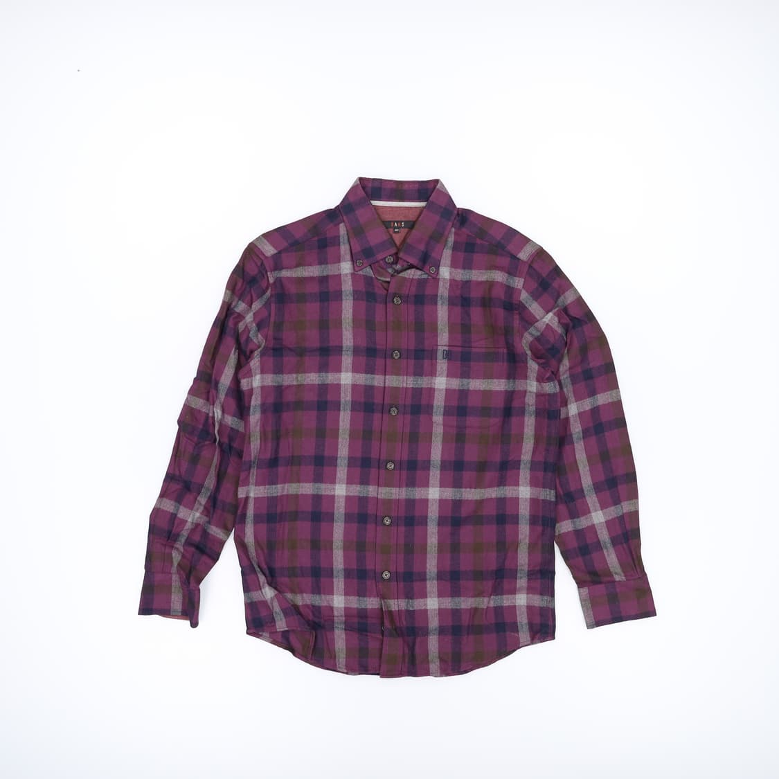 [100] 닥스 퍼플 체크 셔츠 남방 0108J 상품이미지1