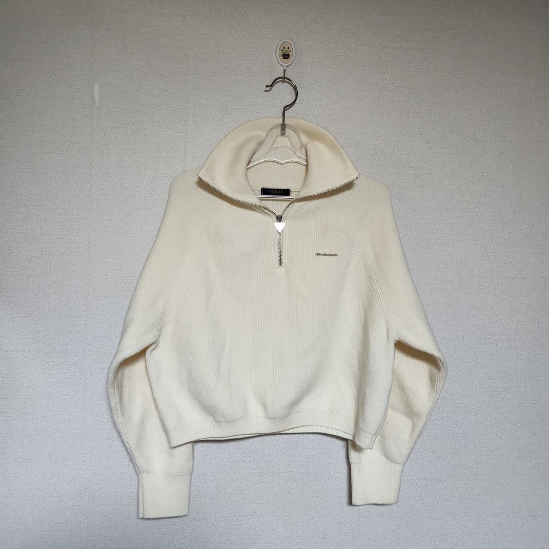 24년 게스 니트 반집업 XS.S 상품이미지1