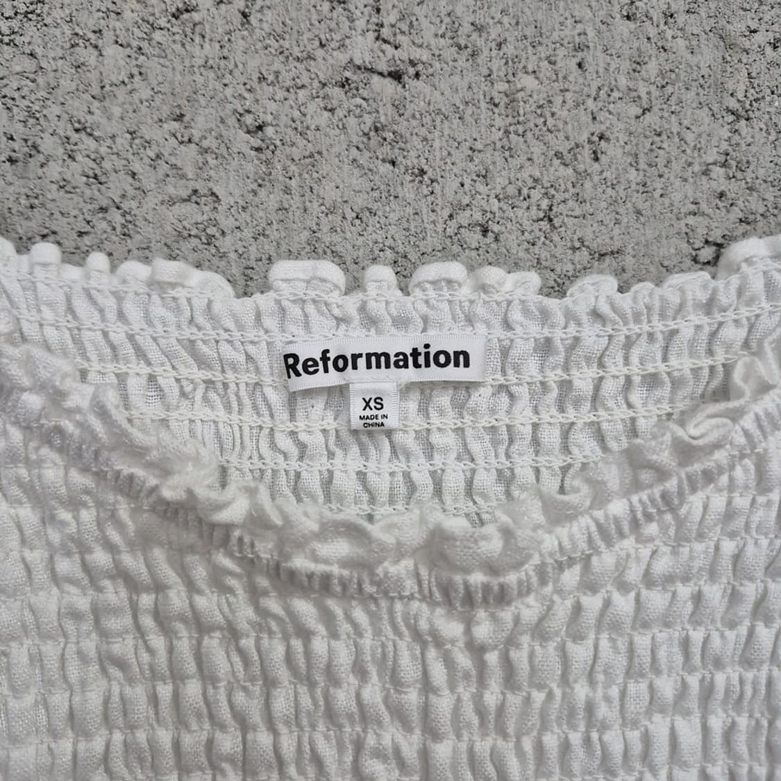 Reformation 린넨 스모크 블라우스 상품이미지6