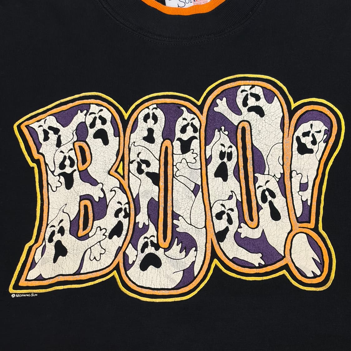 레어 90s Made in USA 미국 빈티지 할로윈 Boo 맨투맨 상품이미지4