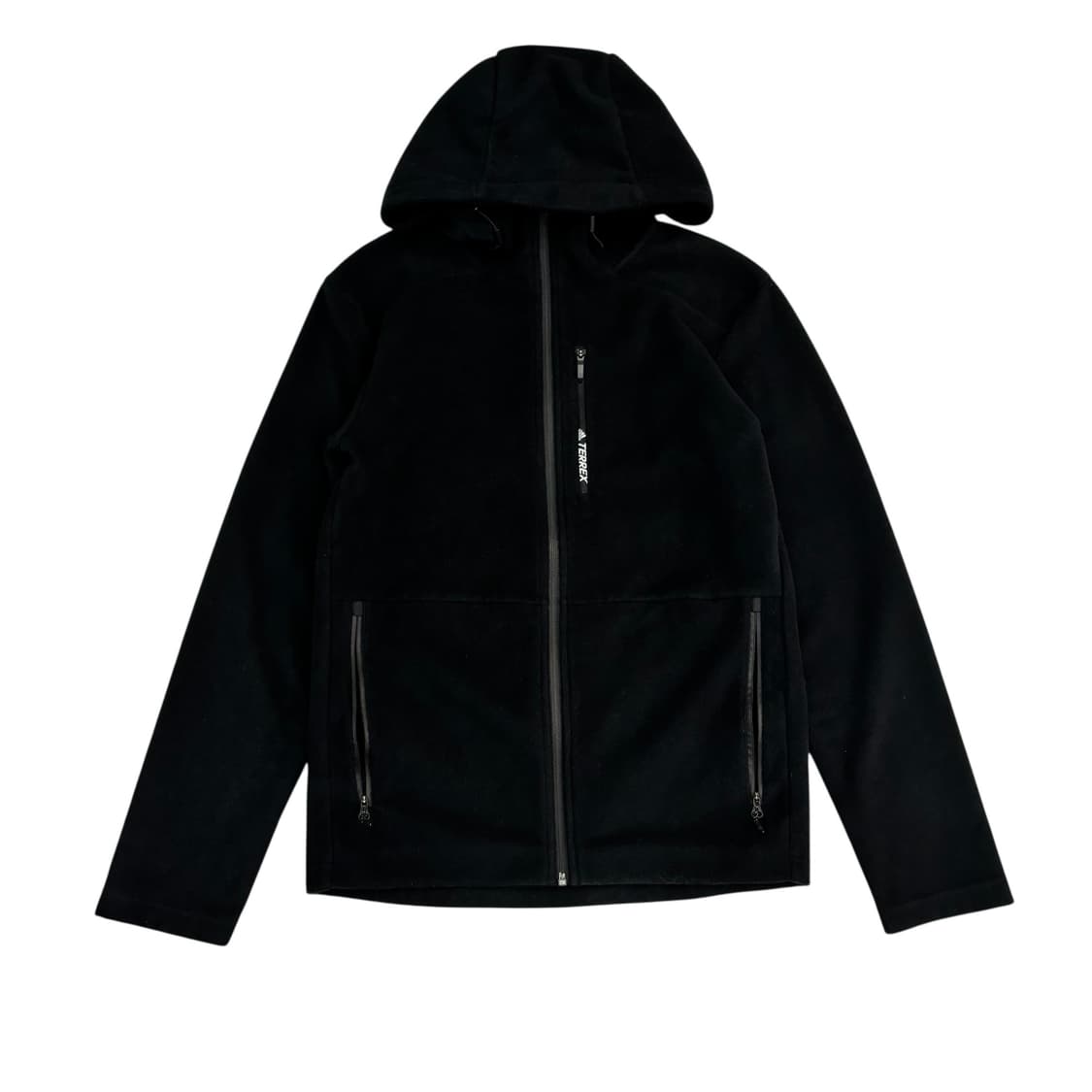 아디다스 블랙 테렉스 플리스 후드 집업 상품이미지1