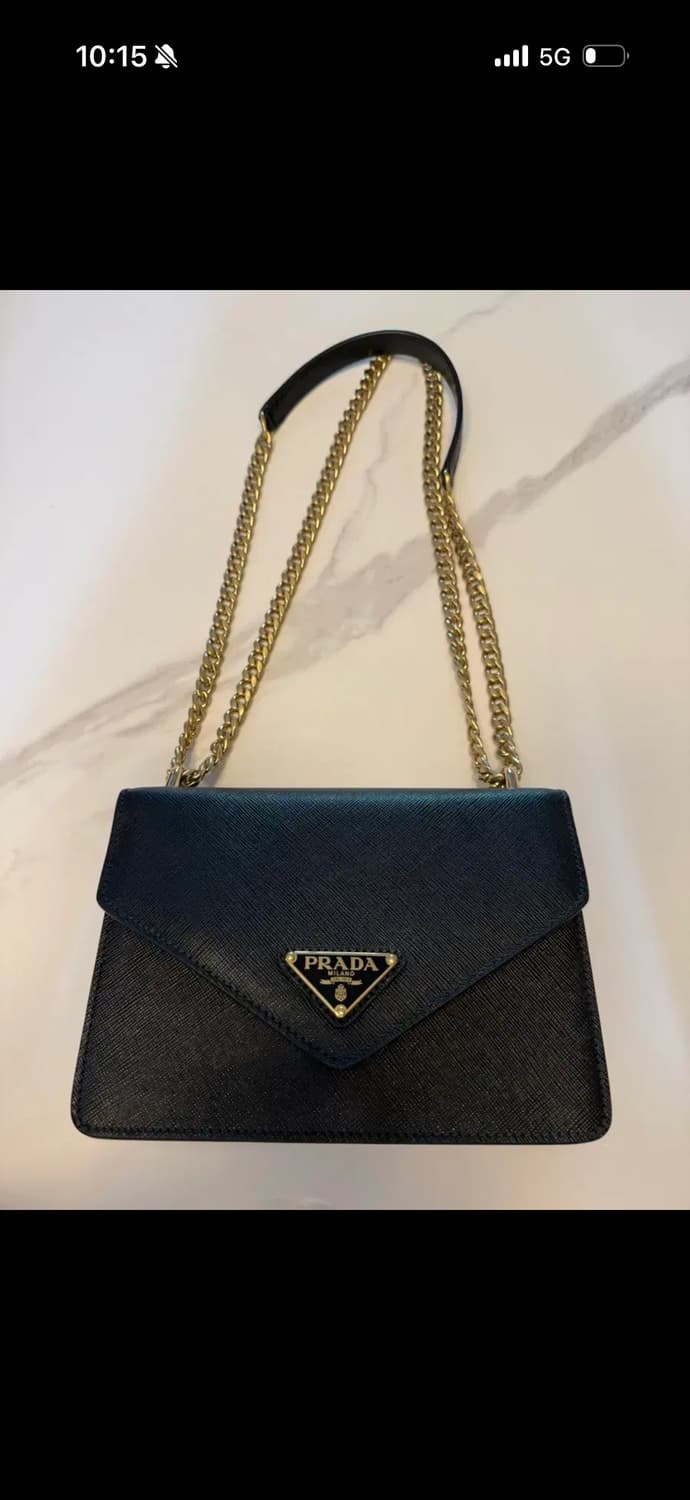 프라다 사피아노 블랙 체인 체인백 상품이미지1