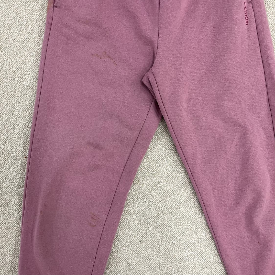 [S] 캘빈클라인 여성 기모 후드 집업 조거 트레이닝 셋업 세트 0120 상품이미지8