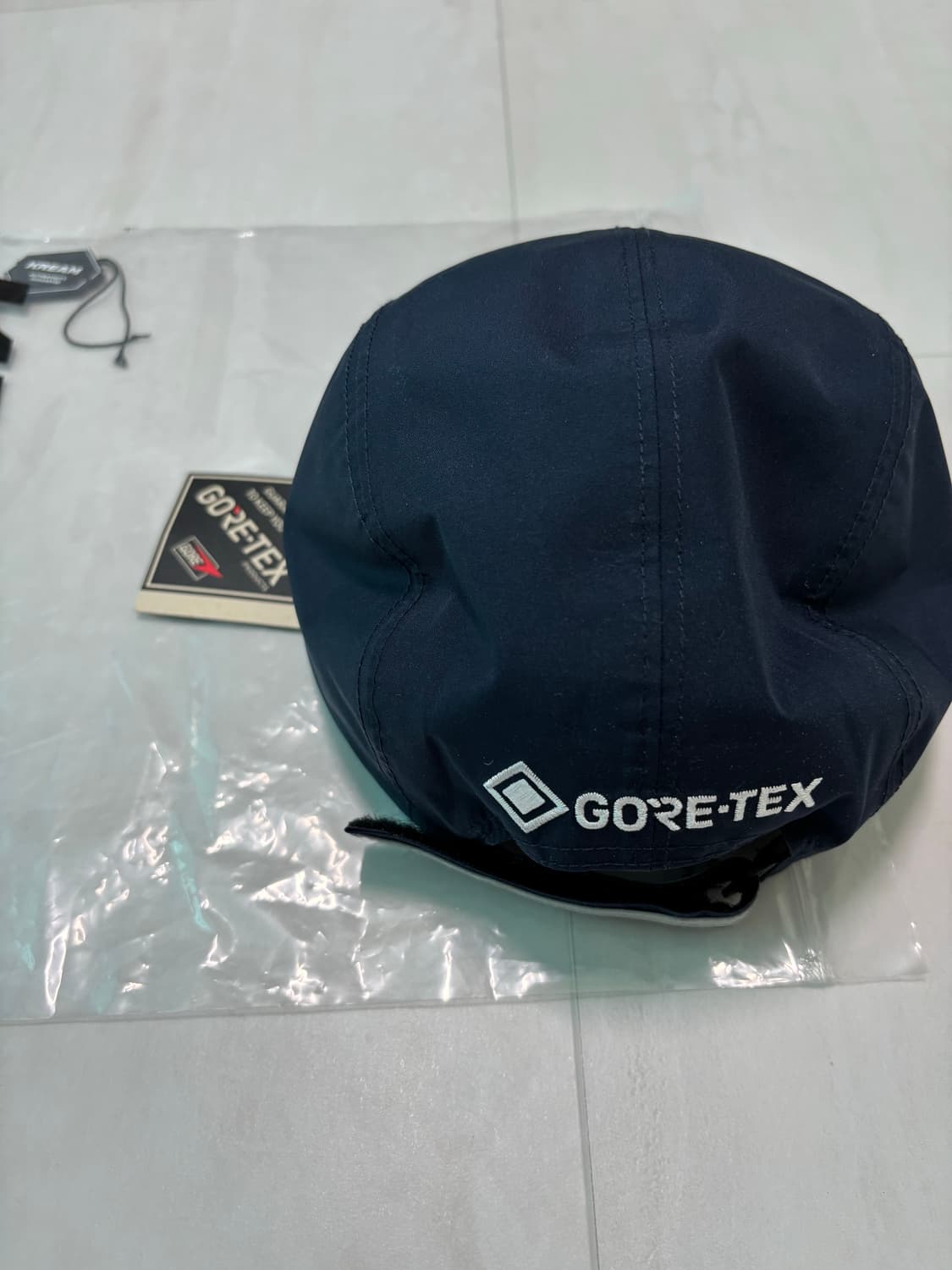 슈프림 고어텍스 캠프캡 네이비 25ss 상품이미지2