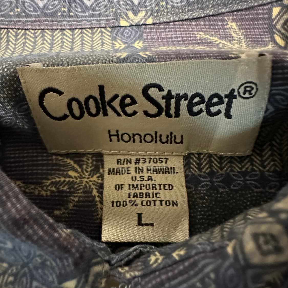 VINTAGE usa made hawaiian shirt 상품이미지4