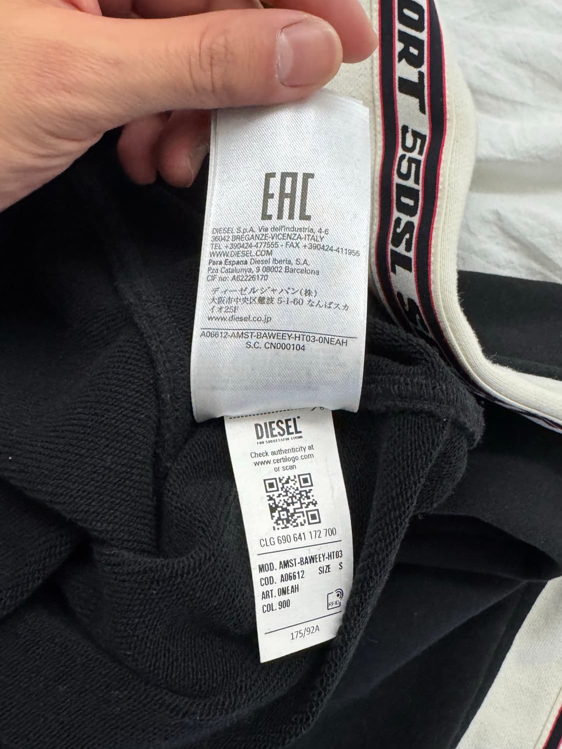 Diesel sport  55DSL sweat shirt 상품이미지4