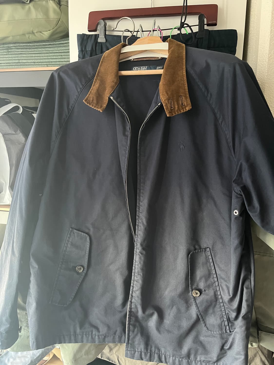 폴로 랄프 로렌 코듀로이 헤링턴 자켓 XL 상품이미지1