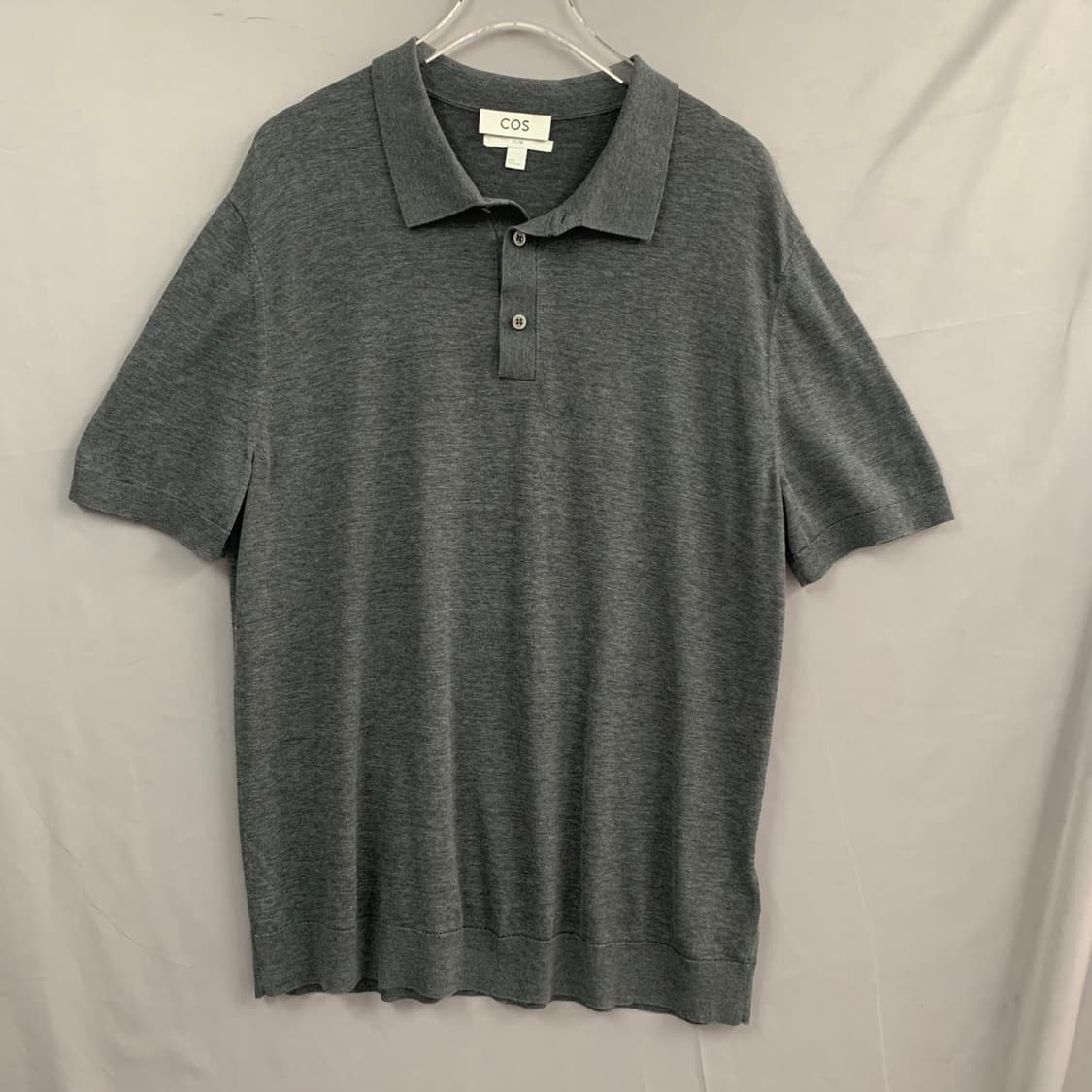 XL COS 코스 슬림핏 실크 니티드 폴로 PK 반팔 카라티 상품이미지1