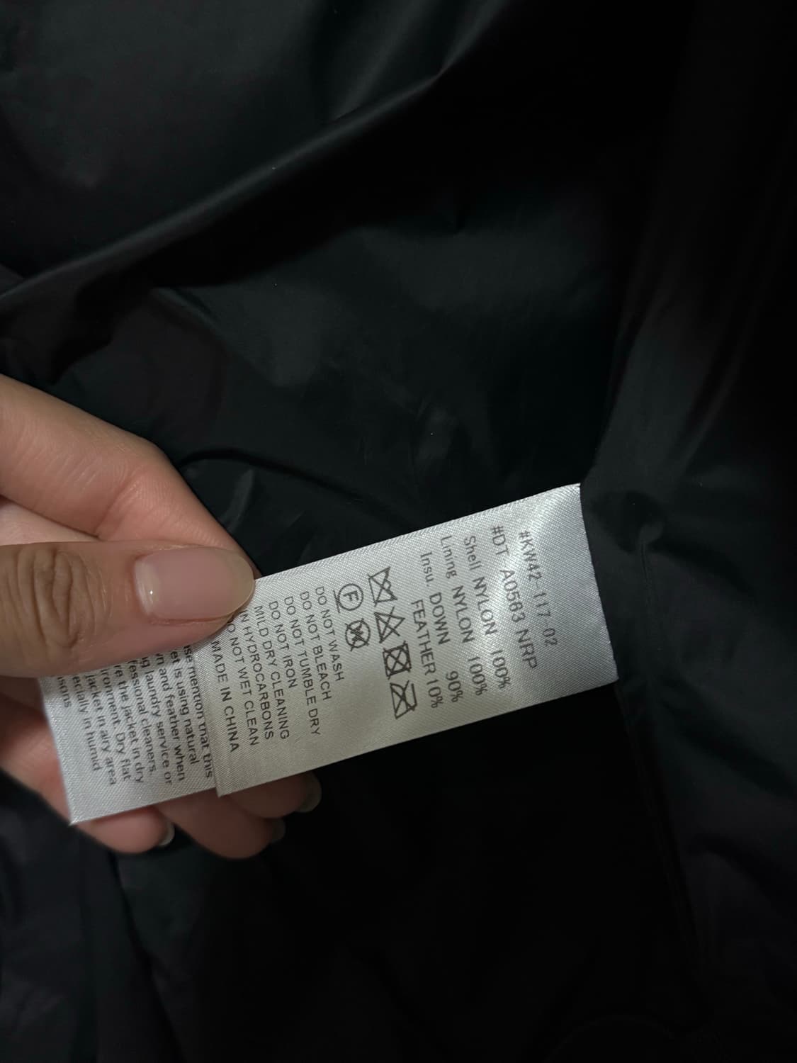 단톤 경량 후드 패딩 여성 a 상품이미지4