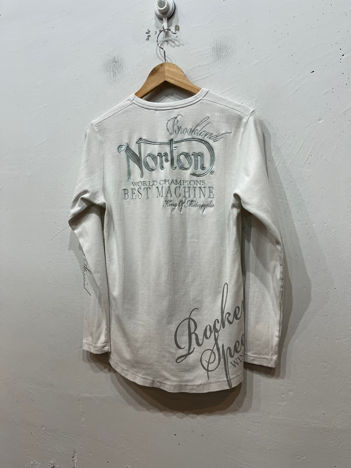 NORTON 모터사이클 골지 롱슬리브 우먼즈 상품이미지2