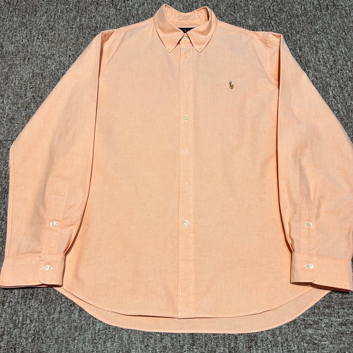 XL) 폴로 랄프로렌 인디핑크 솔리드 옥스포드 셔츠 상품이미지4