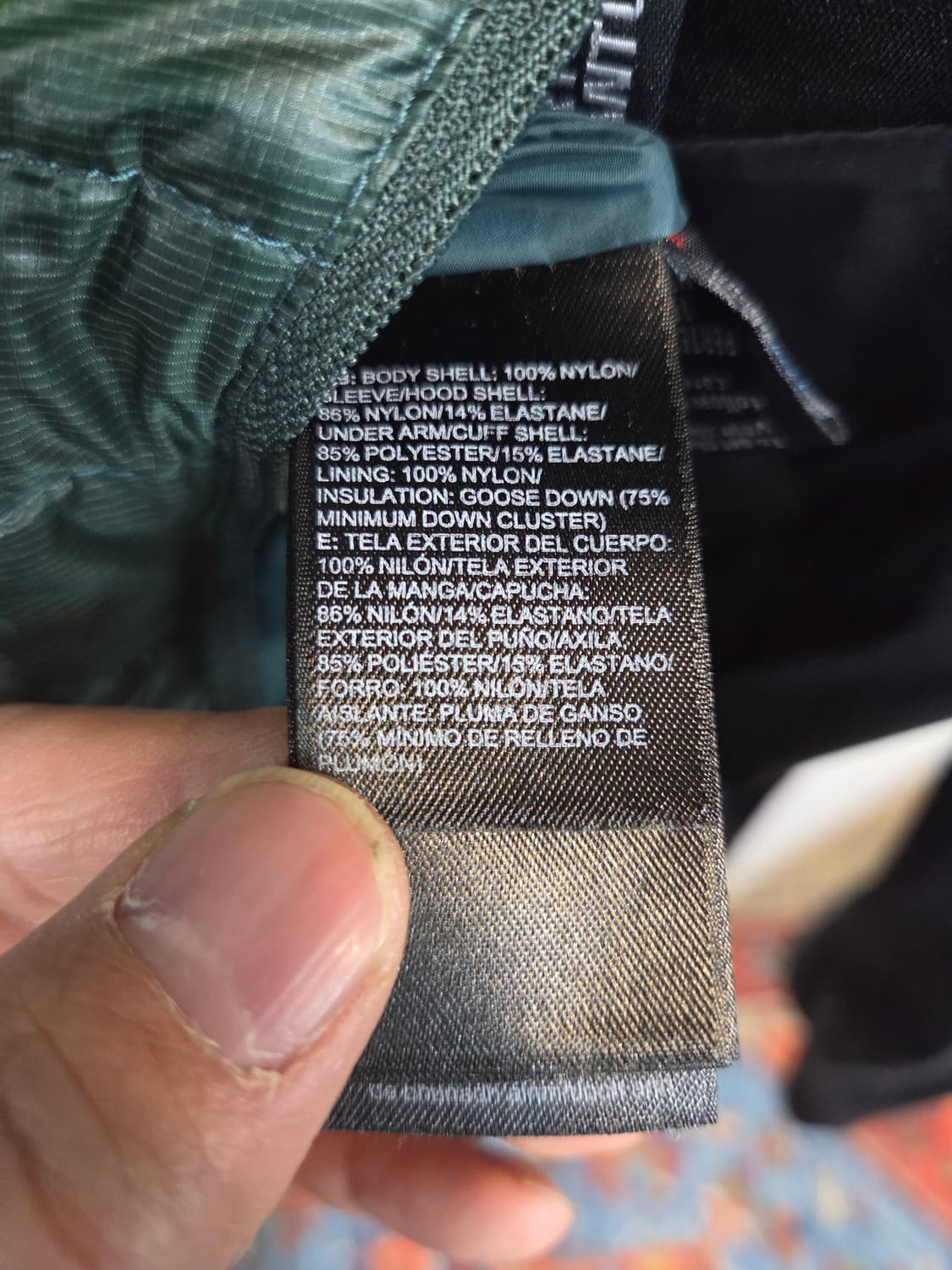 노스페이스 써밋시리즈 퍼텍스 800 우븐 구스다운 경량패딩 m 상품이미지5