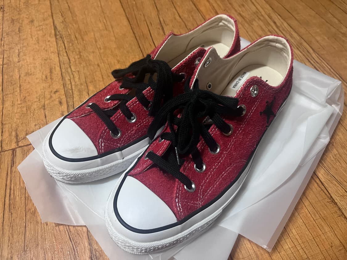 컨버스 스투시 척70 포우 레드 팝니다 상품이미지1