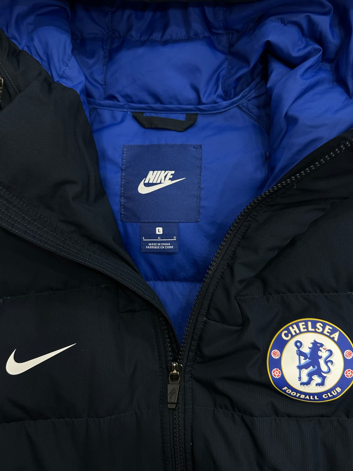 나이키 첼시 패딩 네이비 상품이미지3