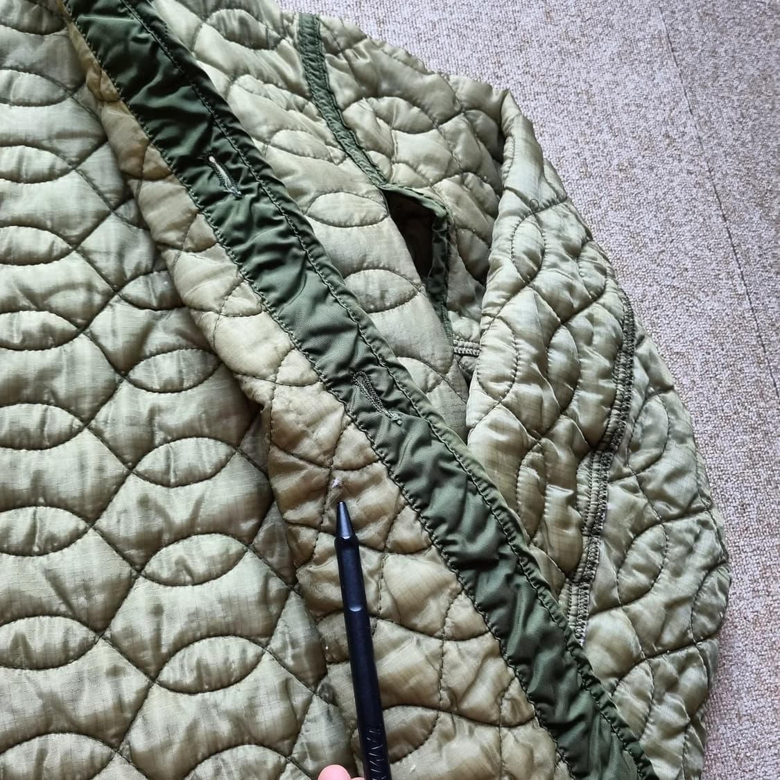 60s M65 Field Jkt Liner Baseball Quilted 상품이미지5