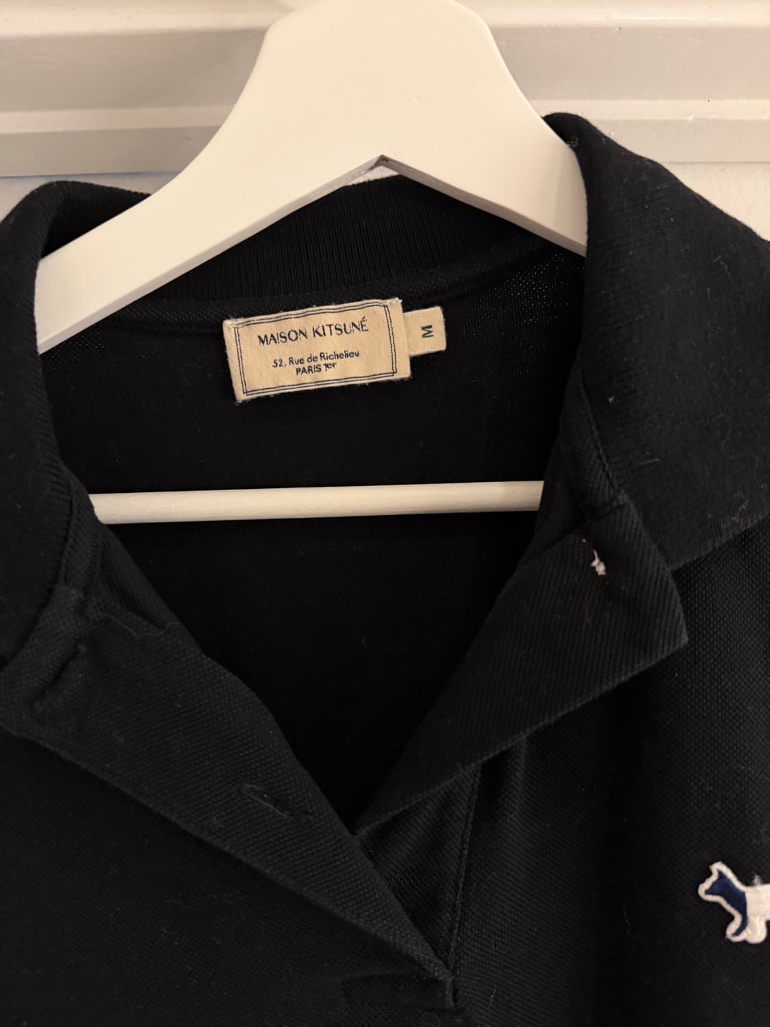 메종키츠네 블랙 카라티 상품이미지2