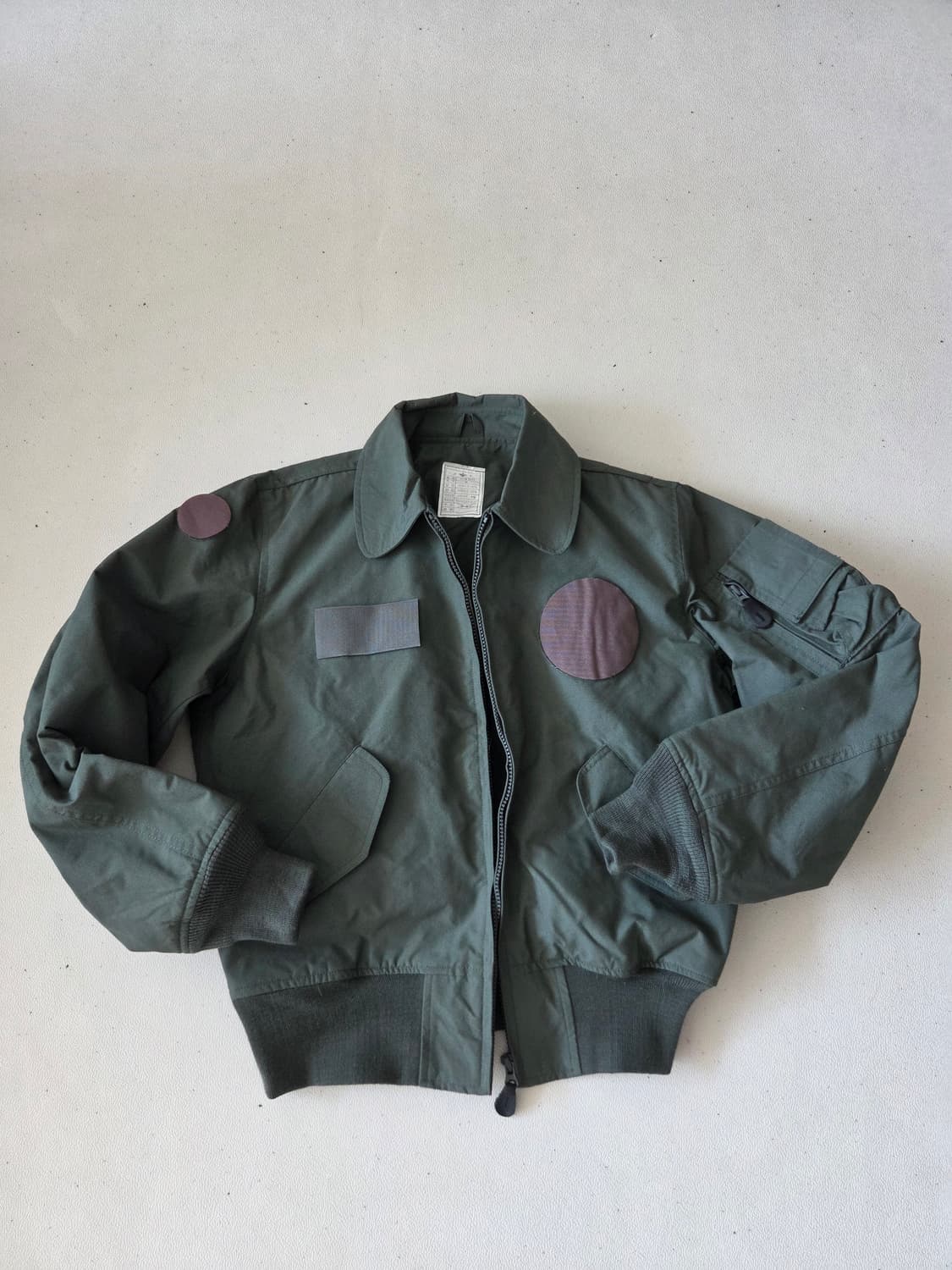 조종사용 비행점퍼 (데드스탁)  밀리터리 빈티지 항공잠바 상품이미지1