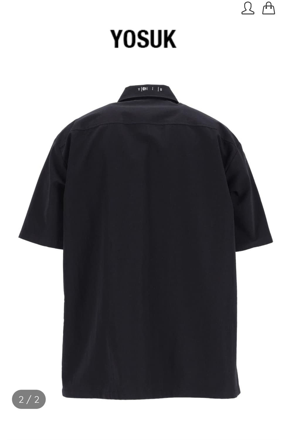 [1] Yosuk Bless me button shirts(Black) 상품이미지2