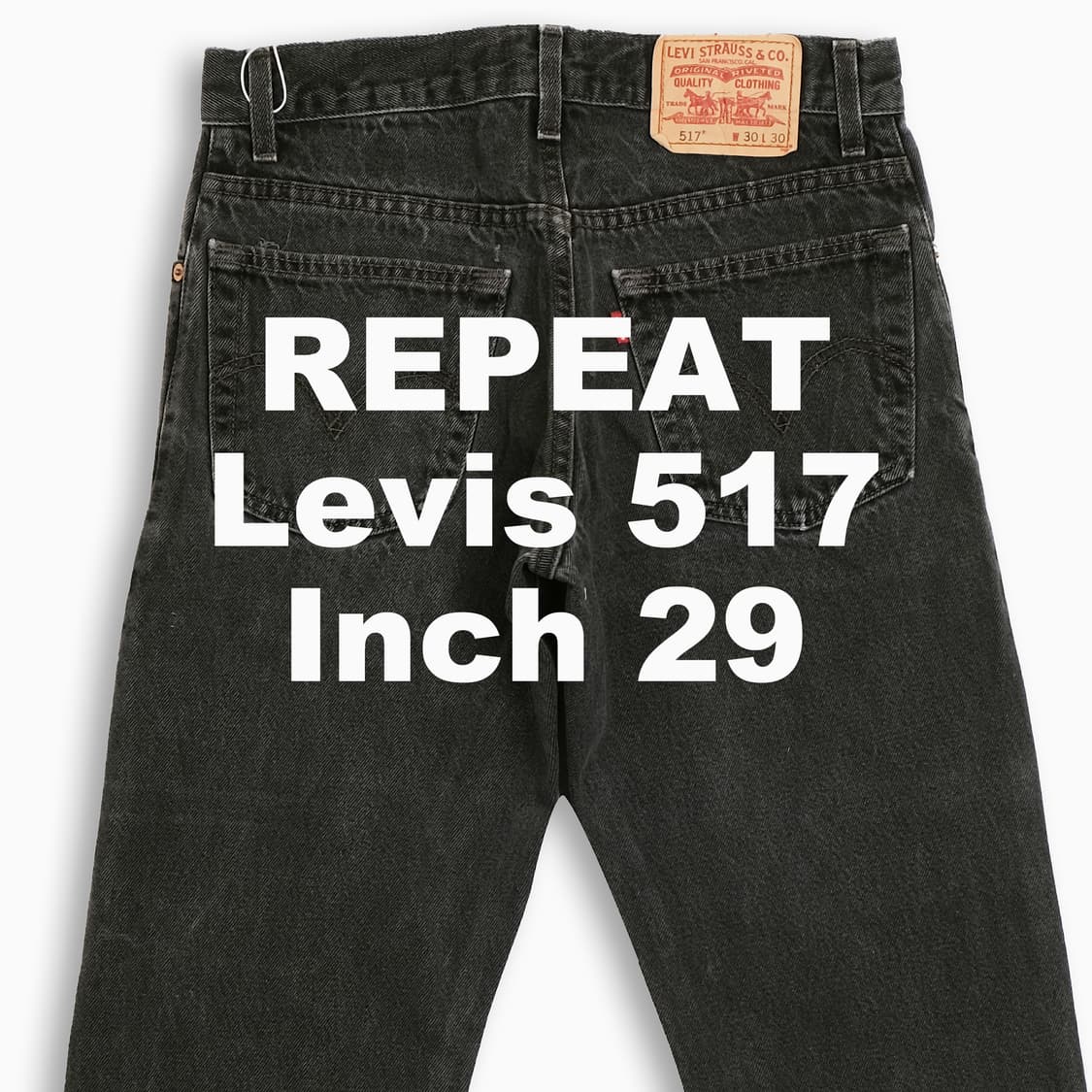 빈티지 리바이스 517 흑청 블랙진 29 인치 LV5173051 상품이미지1