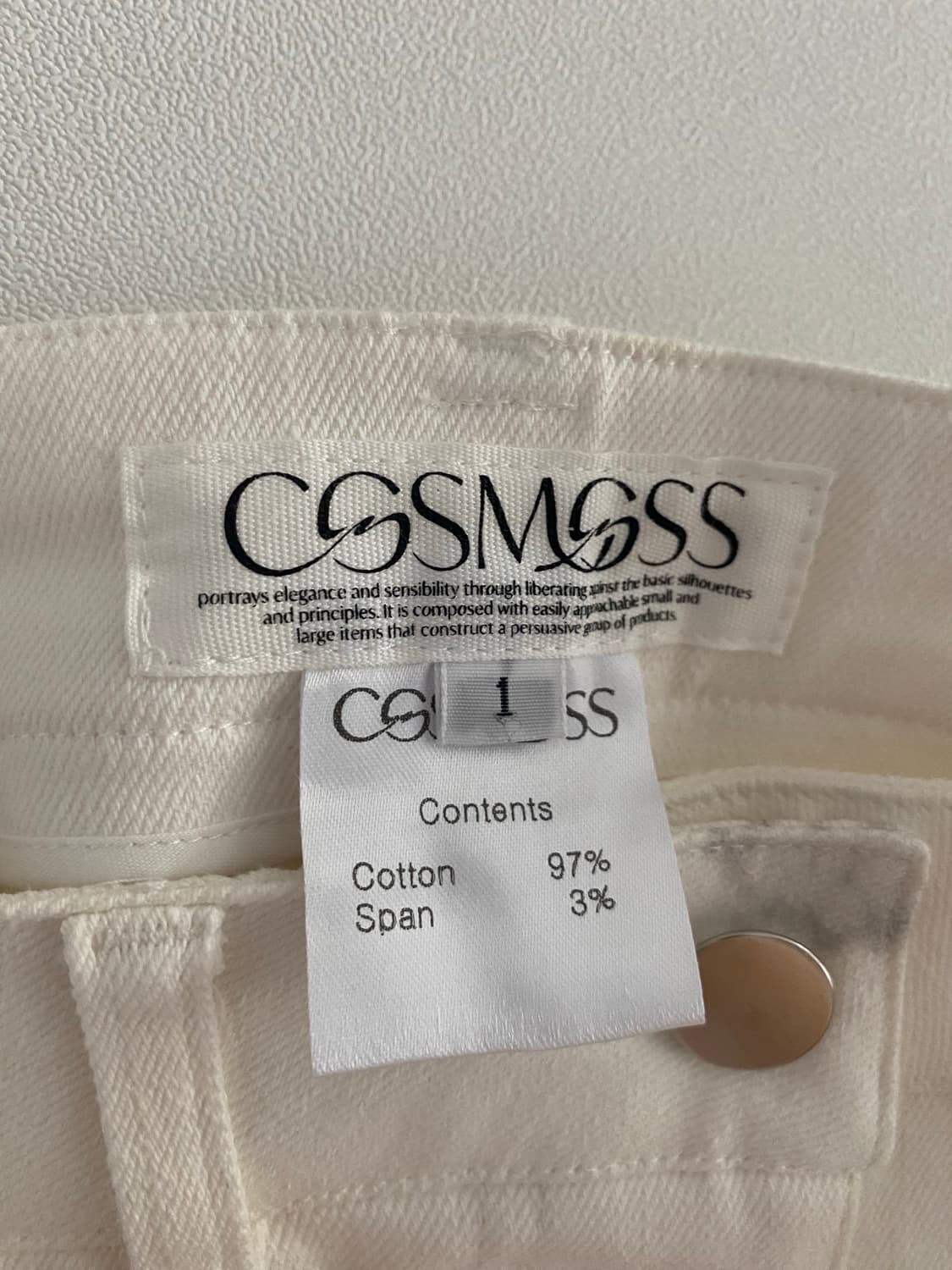 cosmoss wild flower white denim 상품이미지4