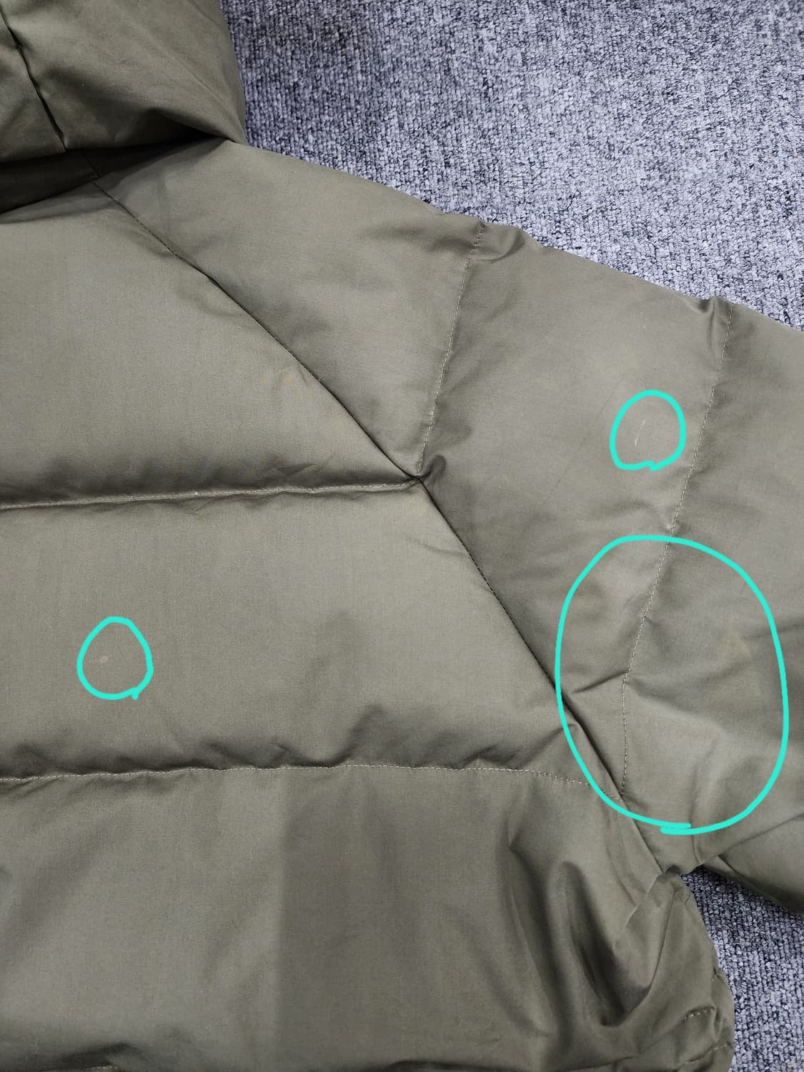 유니폼브릿지 쉘터 덕다운 파카 후드 패딩 L 상품이미지6