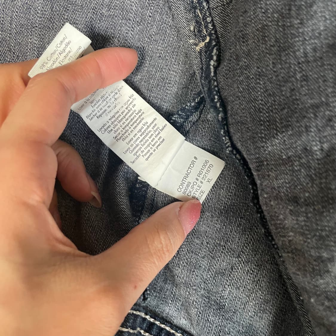 캘빈클라인 여성 진청 데님 자켓 청자켓 상품이미지4