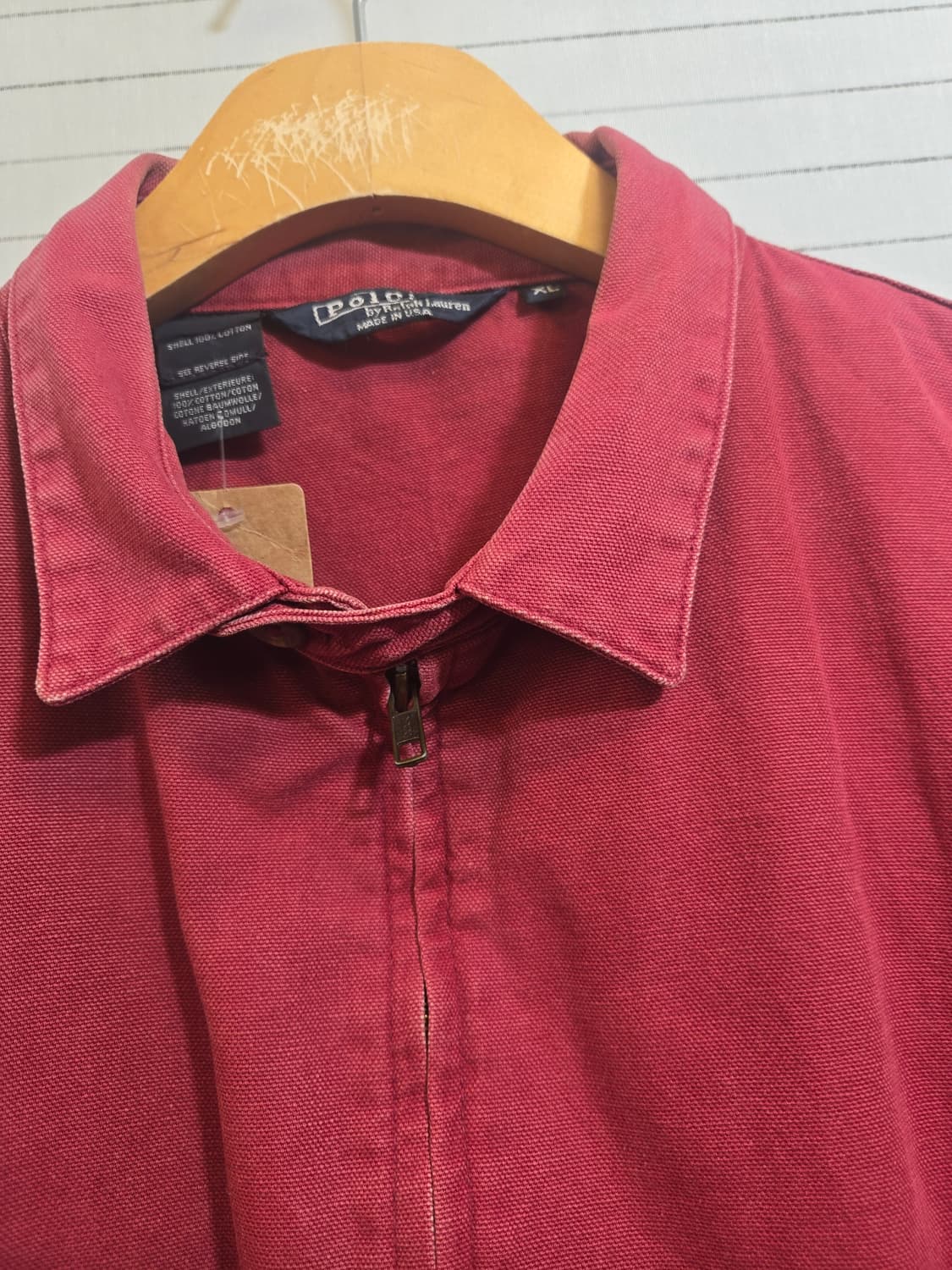 폴로 랄프로렌 레드 블루종자켓 상품이미지5