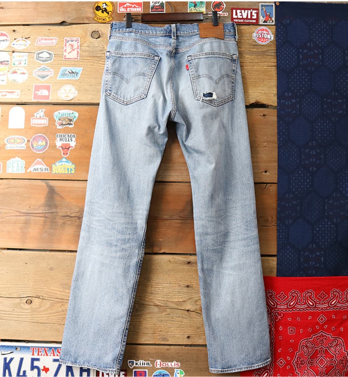 LEVIS 리바이스 505 프리미엄 블랭크텝 데님 31사이즈  상품이미지5