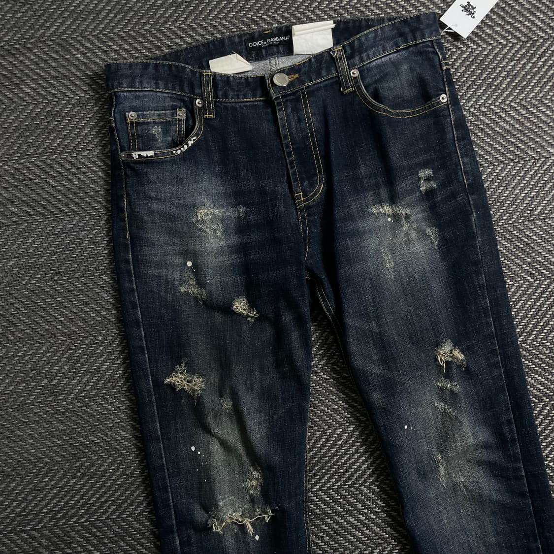 돌체앤가바나 페인팅 디스트로이드 워싱 팬츠o 4139 상품이미지3