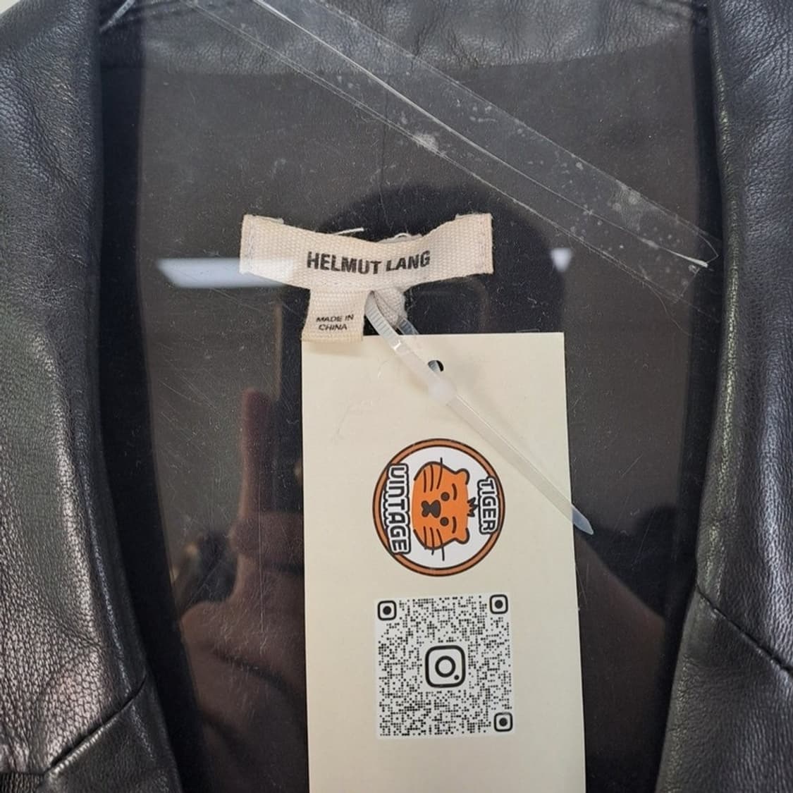 헬무트랭 램스킨 레더 블레이저 자켓 상품이미지5