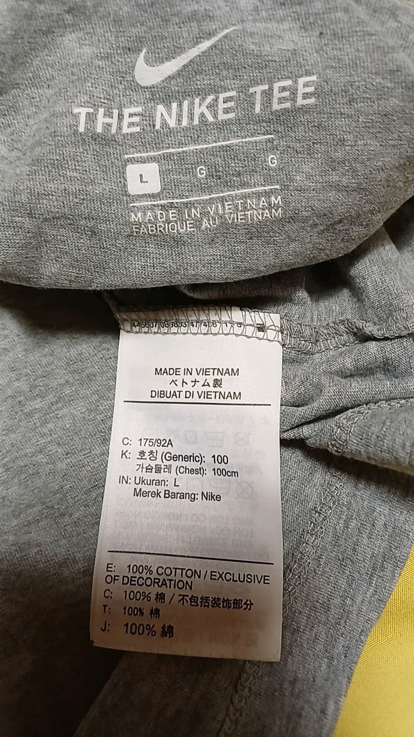 나이키 얇은반팔 100 가슴51 기장69 상품이미지5