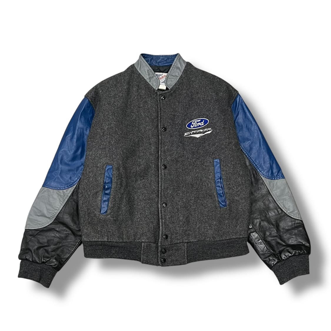 모던 레더소매 바시티자켓 s08364 상품이미지2