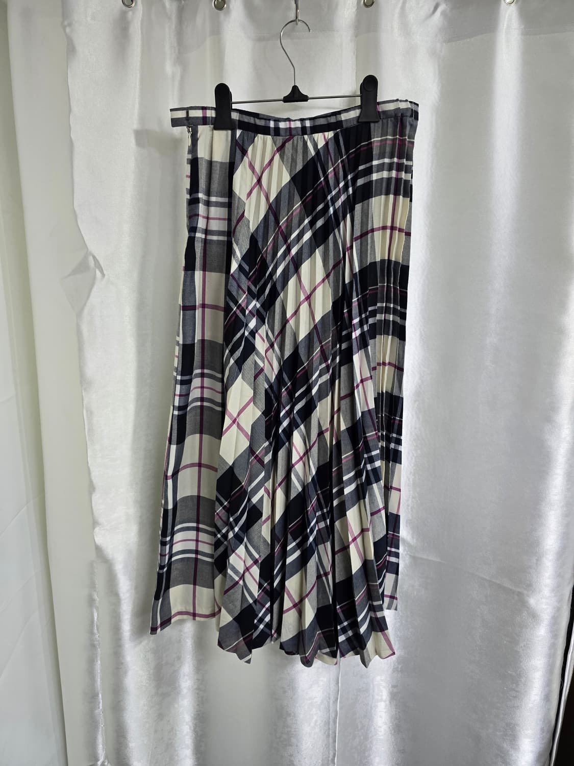 니코앤드 체크 플리츠 롱스커트 (1782) 상품이미지2