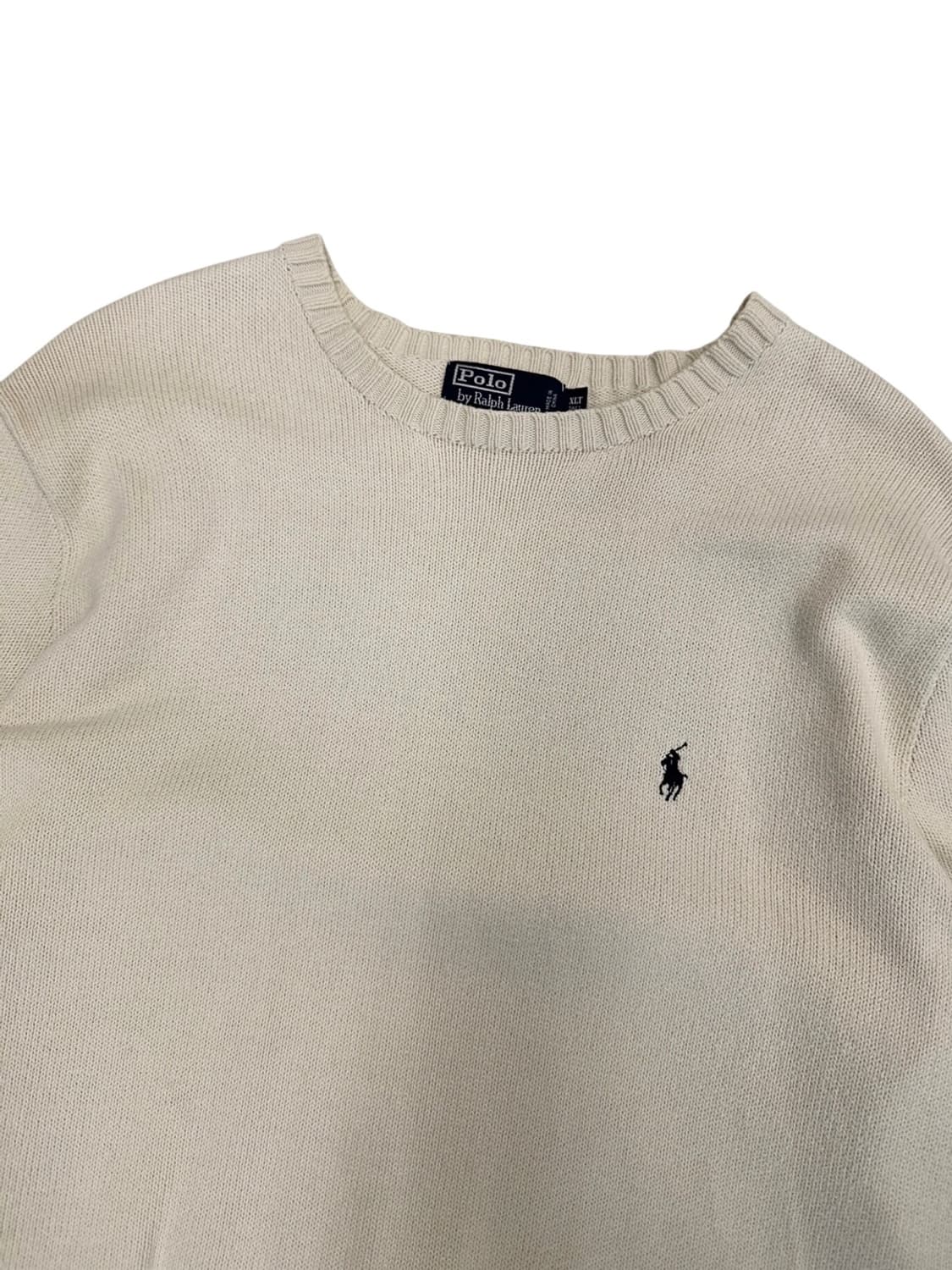 00s 폴로 코튼니트 아이보리 (XL~2XL) 상품이미지2