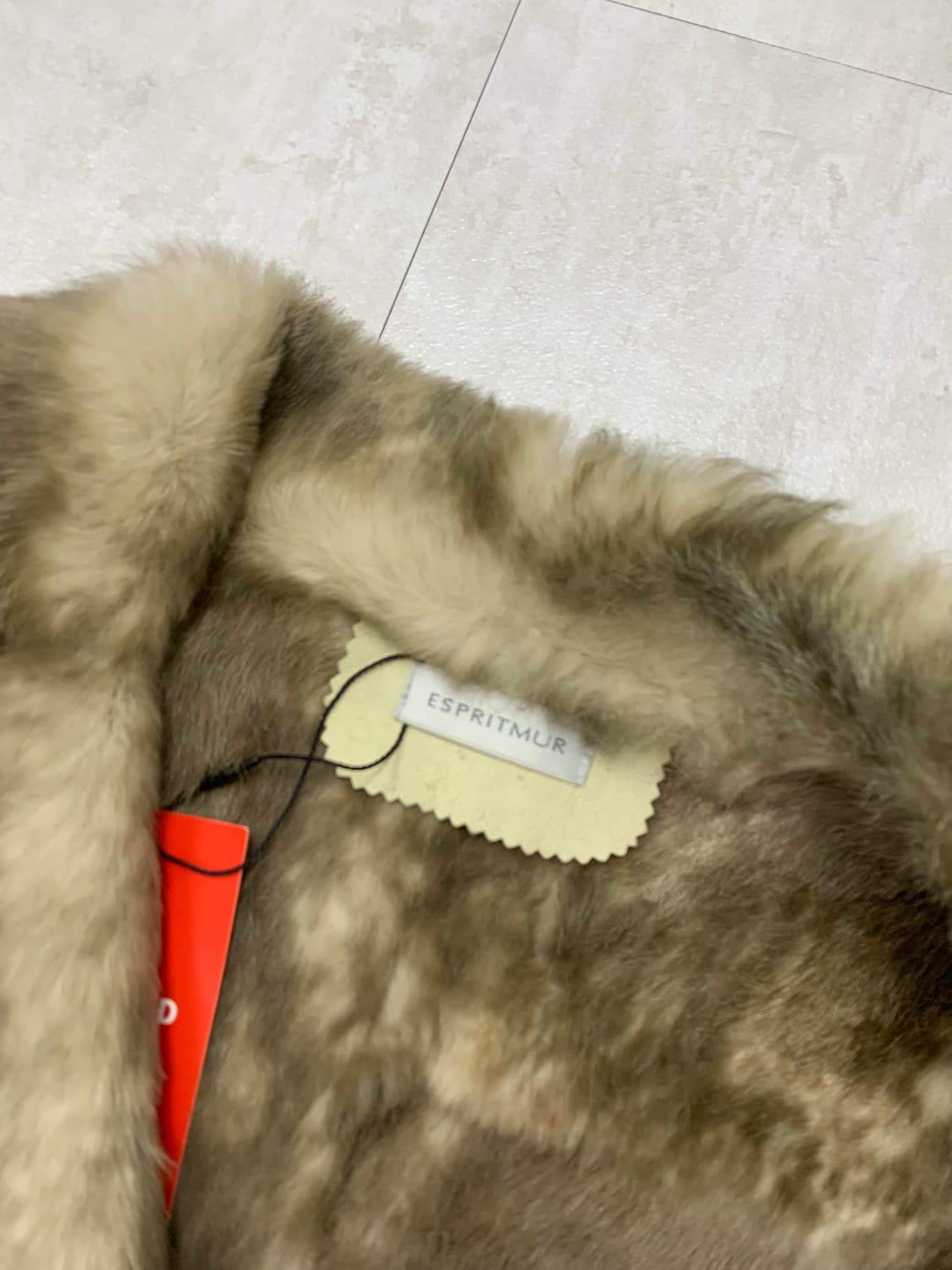 Espritmar 퍼 스웨이드 자켓 상품이미지5