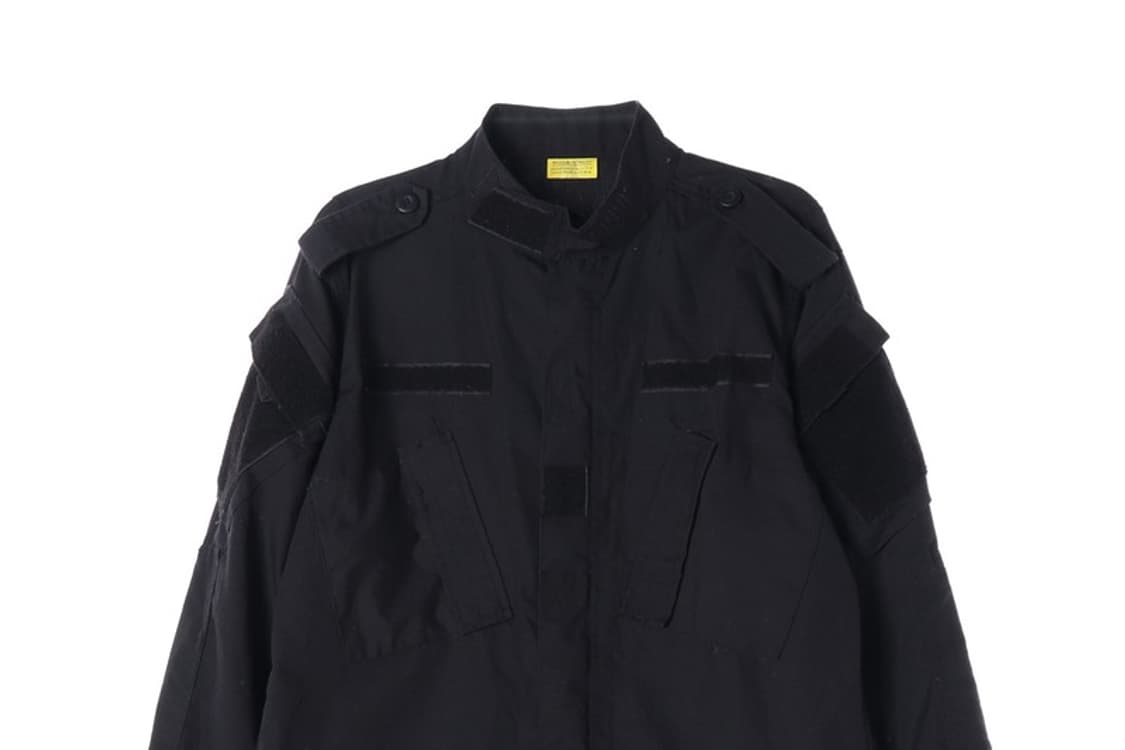 US Army ACU 블랙 립스탑 전술 자켓 M 상품이미지3