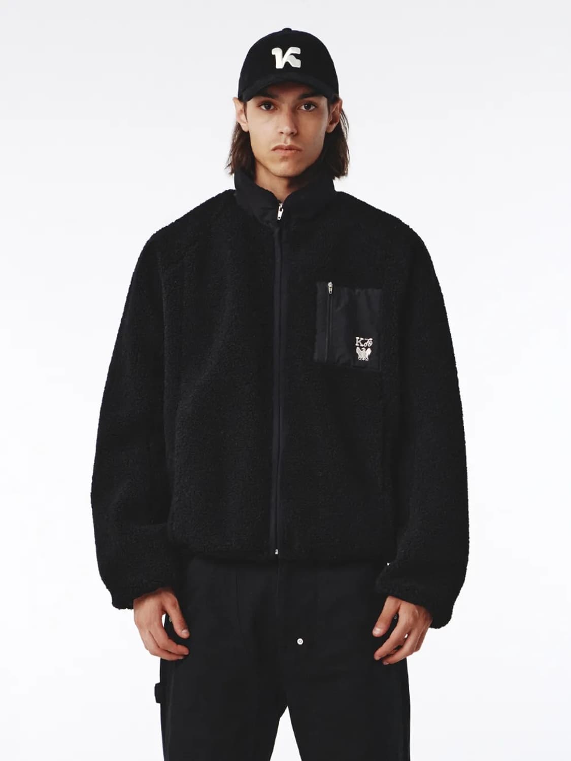 KIJUN 기준 로얄 플리스 후리스 점퍼 블랙 L 상품이미지4