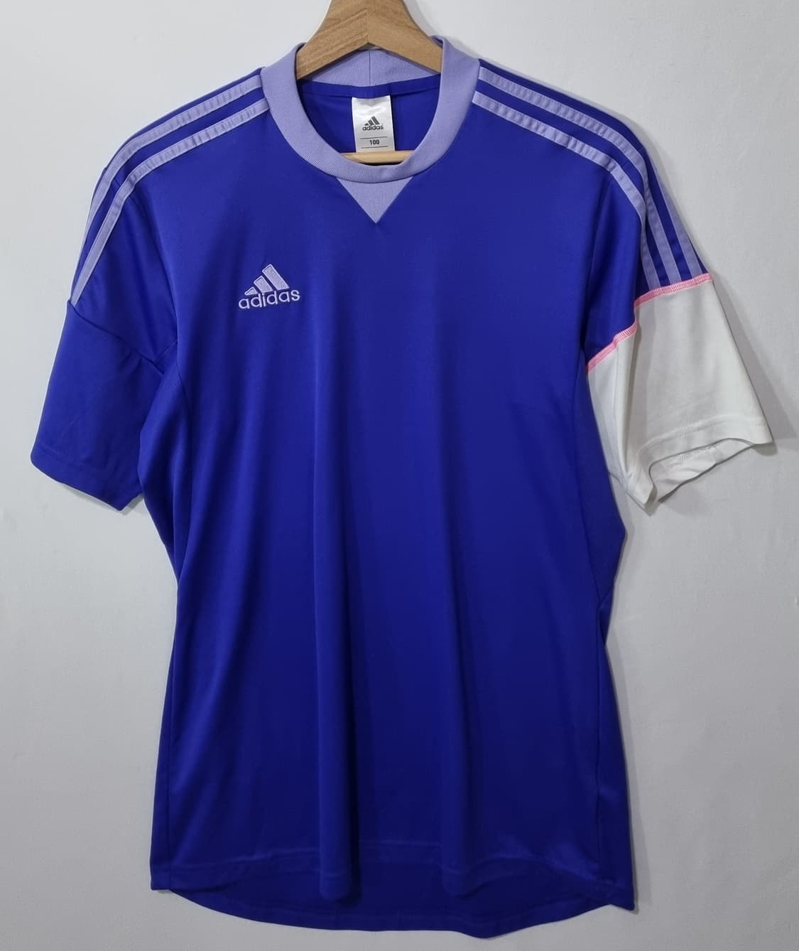 L ) 아디다스 퍼플 기능성 반팔+반바지 세트 상품이미지3