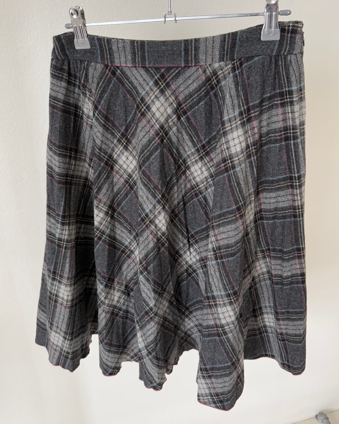 빈티지 체크 스커트 상품이미지2