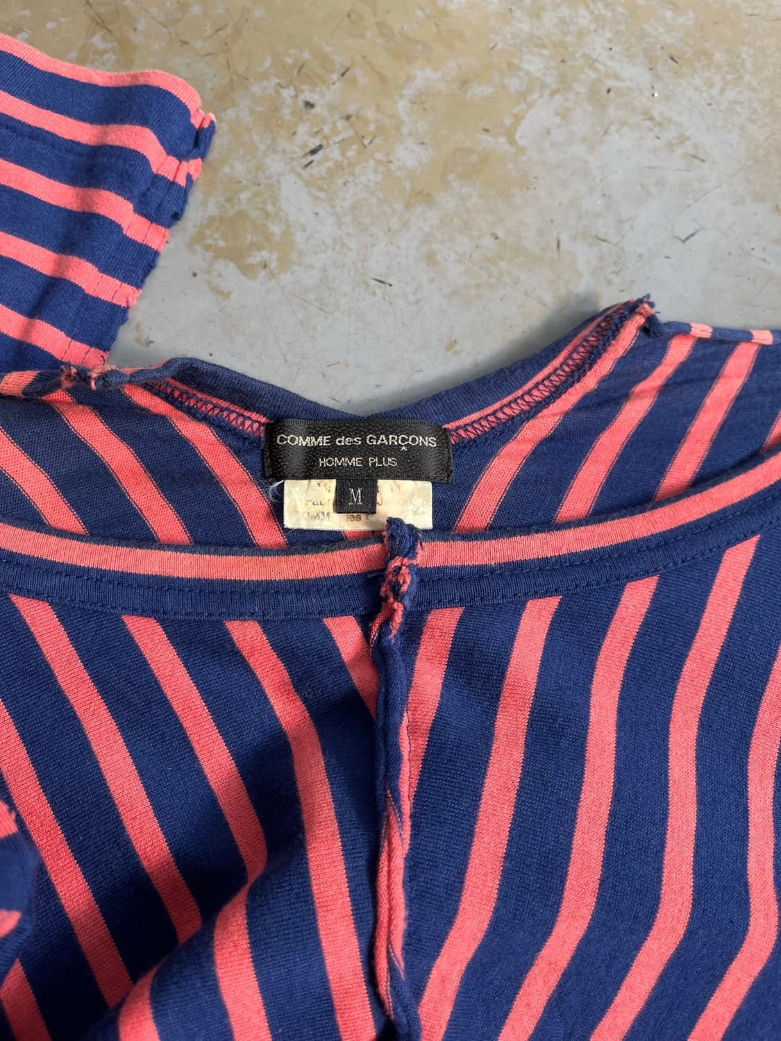 Comme des garcons homme plus 절개 티셔츠 상품이미지3