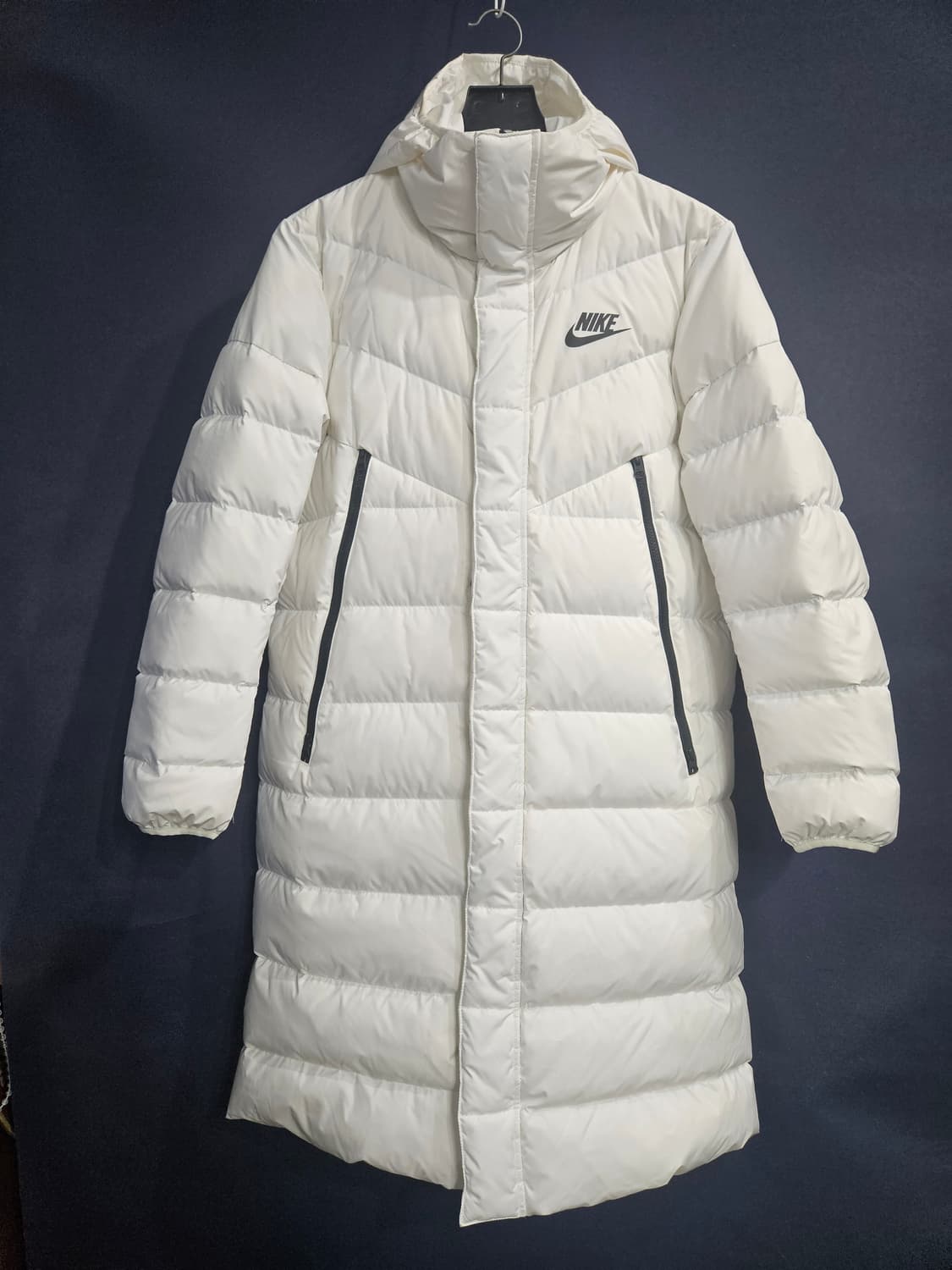 나이키 화이트컬러 남성 100 덕다운 롱패딩  상품이미지1