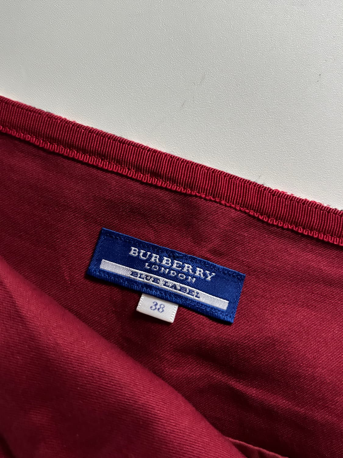 Burberry 버버리 블루라벨 핑크 노바체크 플레어 스커트 상품이미지5