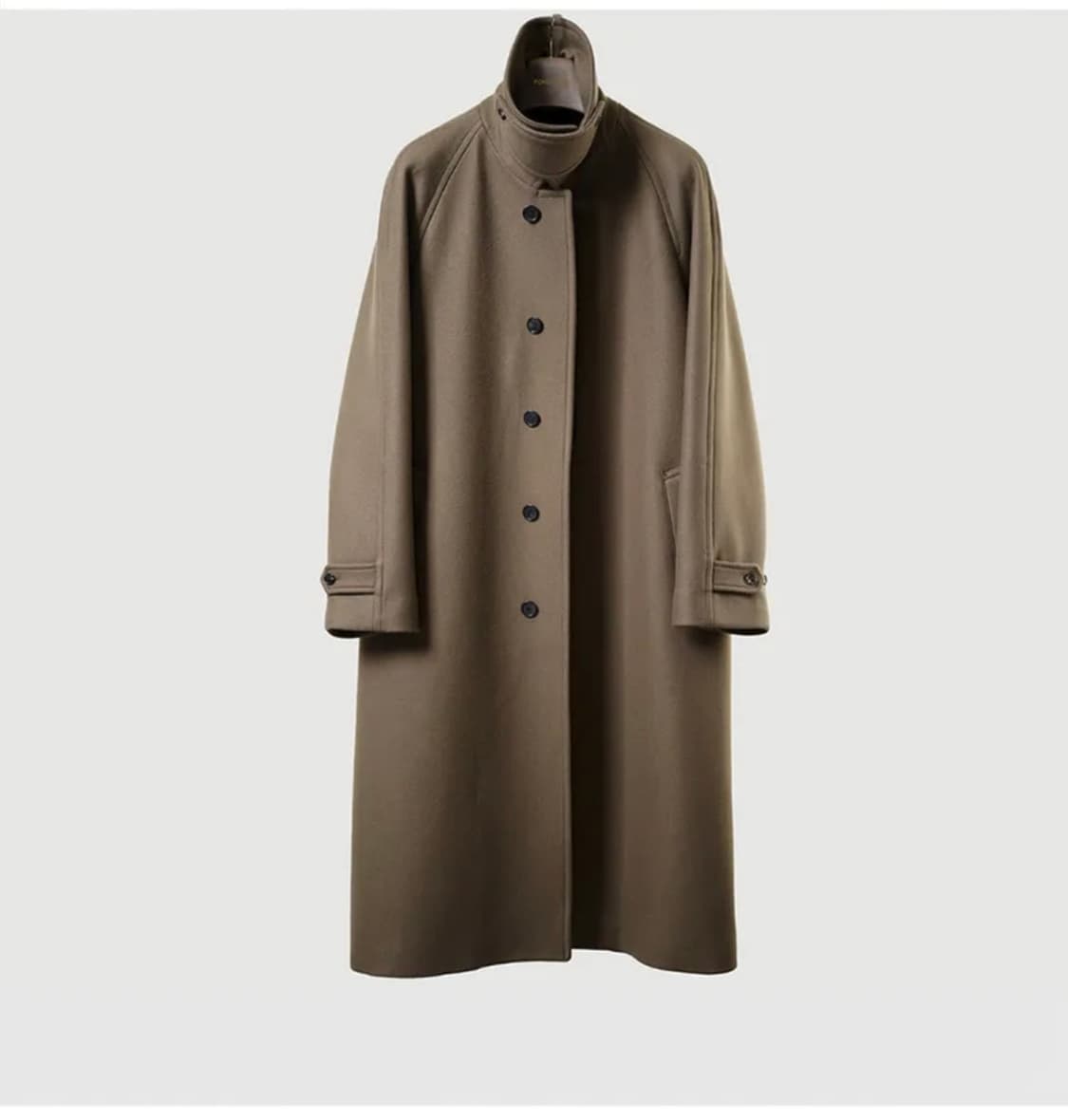 [46] 포커페이스 수티앵 카라 코트 모카 상품이미지3