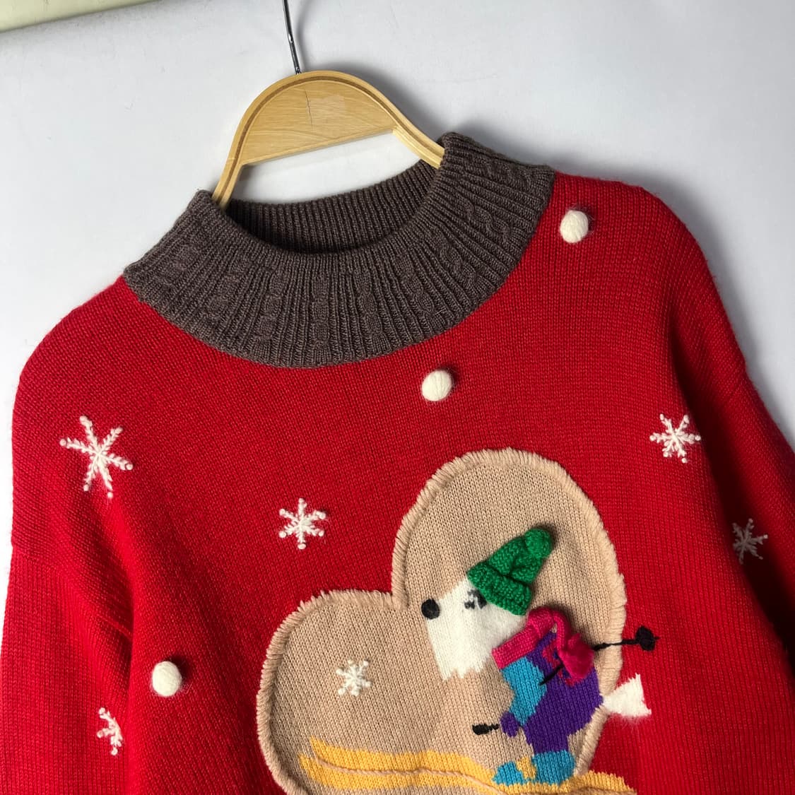 [JPN] 빈티지 크리스마스 스키 울 니트 상품이미지2