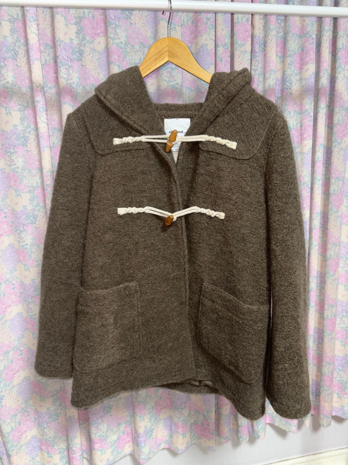 니코앤드 브라운 울 더플 코트 상품이미지5