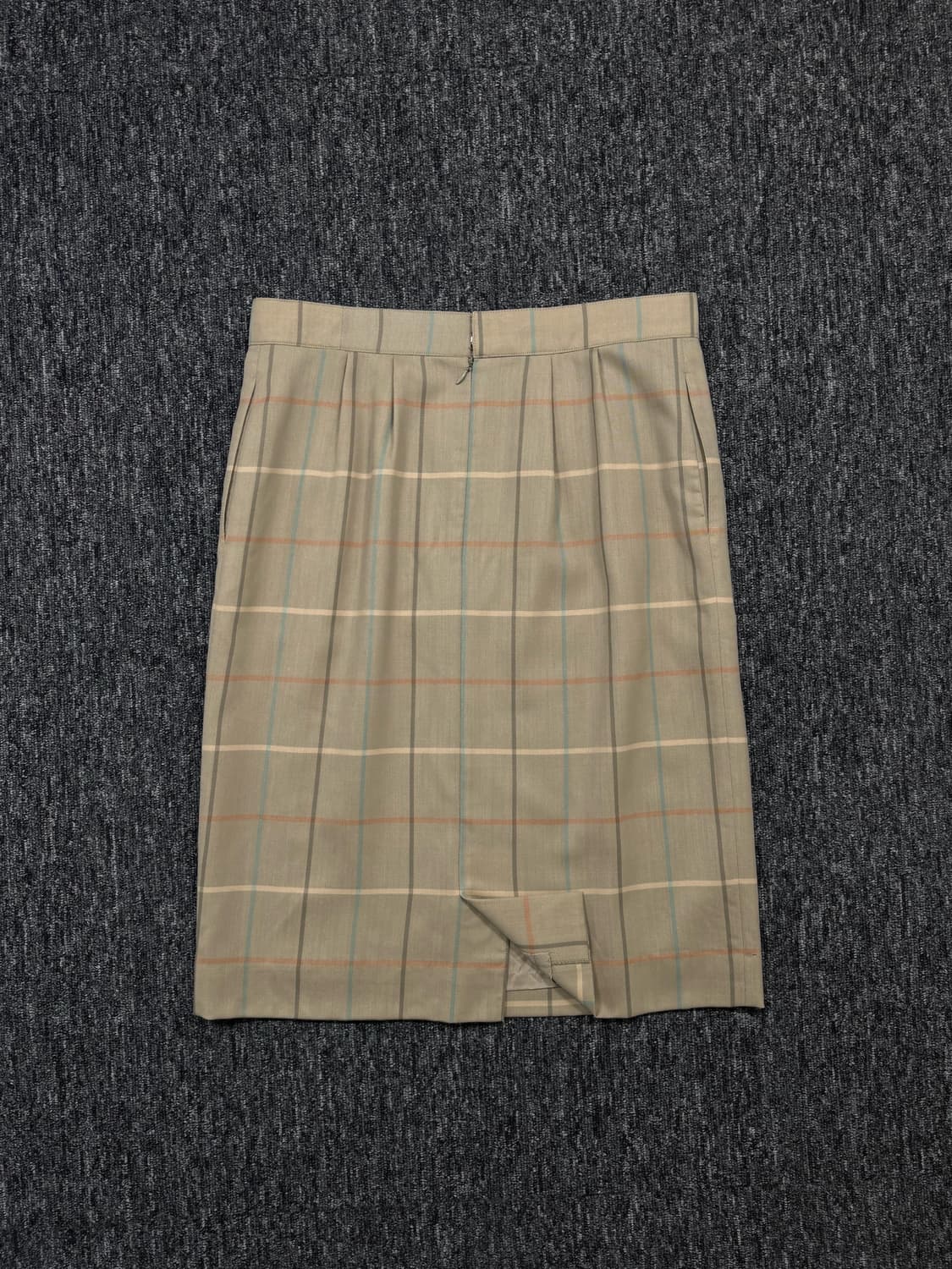 버버리 울 체크 미디 스커트 상품이미지6